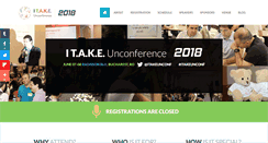 Desktop Screenshot of itakeunconf.com